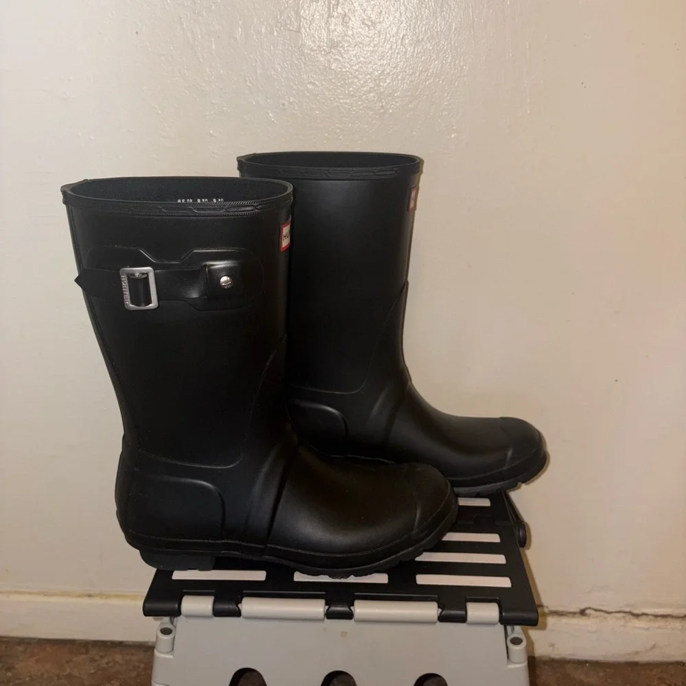 Hunter Black Rain Boots